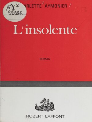 cover image of L'insolente